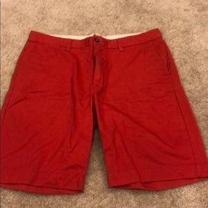 Red shorts